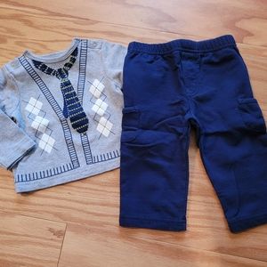Little Me Outfit Pants and Sweater Set